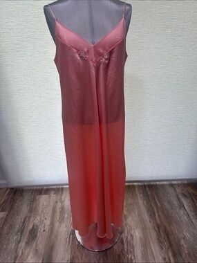 Lucie Ann Chemise Coral-Pink nightgown